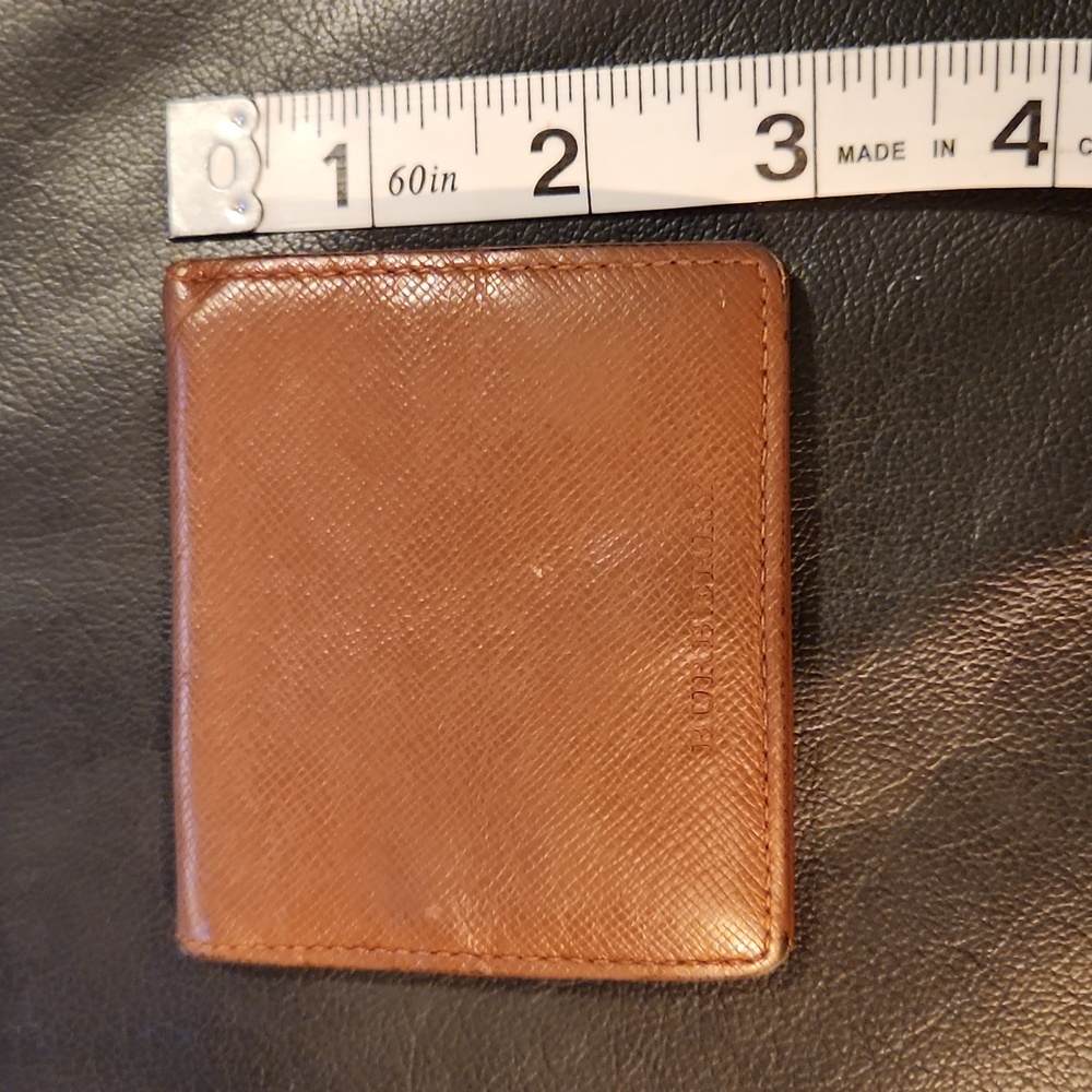 Burberry Canvas Brown Coin Case